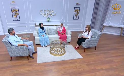 TV interview about "Empowerment for All" project, implementing in Al-Talbieh camp / Al-Jezah.