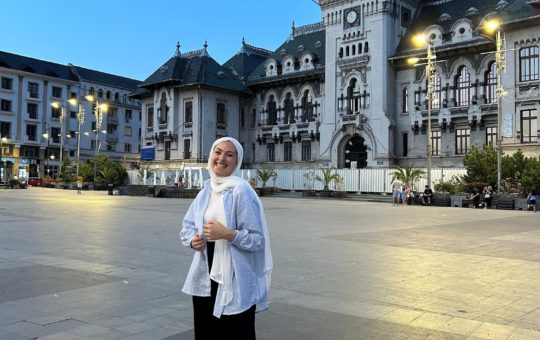 Our ESC Volunteer Aya in Târgu Frumos, Romania